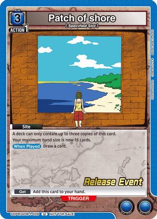 Patch of shore (UEPR/HTR-1-026) - UE02BT HUNTER X HUNTER Release Event Cards