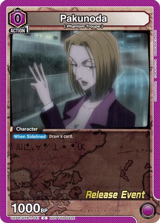 Pakunoda (UEPR/HTR-1-041) - UE02BT HUNTER X HUNTER Release Event Cards