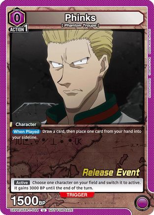Phinks (UEPR/HTR-1-044) - UE02BT HUNTER X HUNTER Release Event Cards