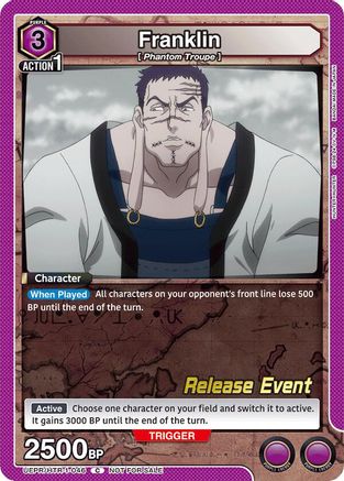 Franklin (UEPR/HTR-1-046) - UE02BT HUNTER X HUNTER Release Event Cards