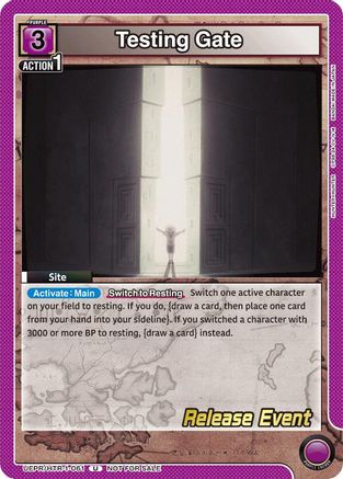 Testing Gate (UEPR/HTR-1-061) - UE02BT HUNTER X HUNTER Release Event Cards