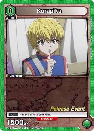 Kurapika (071) (UEPR/HTR-1-071) - UE02BT HUNTER X HUNTER Release Event Cards