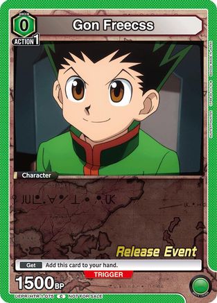 Gon Freecss (075) (UEPR/HTR-1-075) - UE02BT HUNTER X HUNTER Release Event Cards