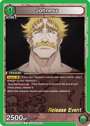 Johness (UEPR/HTR-1-080) - UE02BT HUNTER X HUNTER Release Event Cards