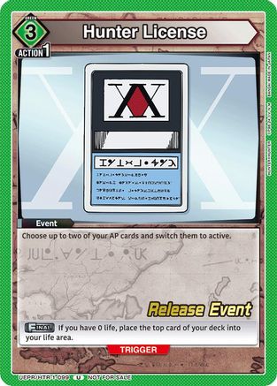 Hunter License (UEPR/HTR-1-099) - UE02BT HUNTER X HUNTER Release Event Cards
