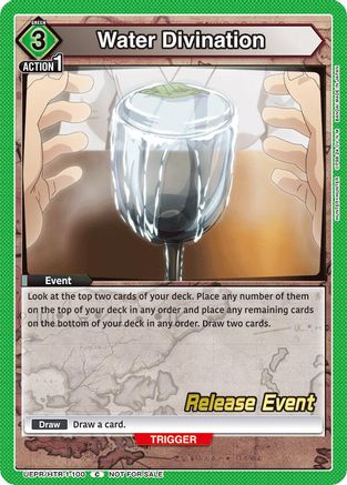 Water Divination (UEPR/HTR-1-100) - UE02BT HUNTER X HUNTER Release Event Cards