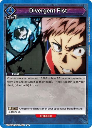 Divergent Fist (UE03ST/JJK-1-062) - UE03ST Jujutsu Kaisen Starter Deck