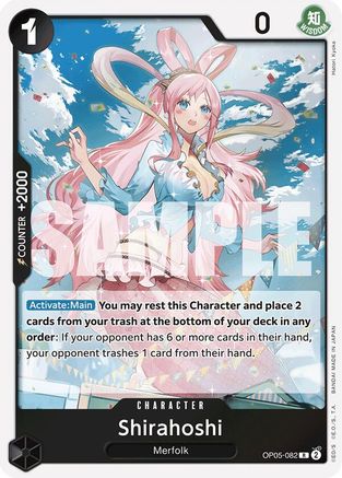 Shirahoshi (OP05-082) (Reprint) (OP05-082) - Premium Booster -The Best- Foil