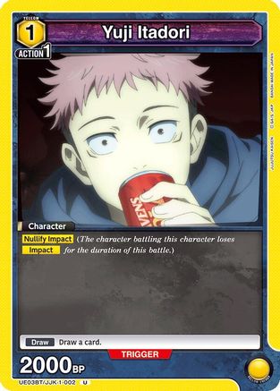 Yuji Itadori (002) (UE03BT/JJK-1-002) - UE03BT Jujutsu Kaisen