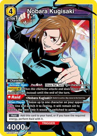 Nobara Kugisaki (008) (UE03BT/JJK-1-008) - UE03BT Jujutsu Kaisen Foil