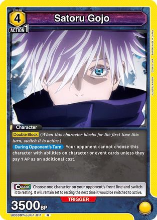 Satoru Gojo (011) (UE03BT/JJK-1-011) - UE03BT Jujutsu Kaisen Foil