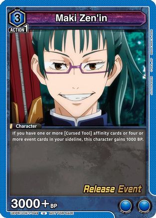 Maki Zen'in (049) (UEPR/JJK-1-049) - UE03BT Jujutsu Kaisen Release Event Cards