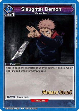 Slaughter Demon (UEPR/JJK-1-065) - UE03BT Jujutsu Kaisen Release Event Cards