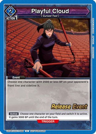 Playful Cloud (UEPR/JJK-1-066) - UE03BT Jujutsu Kaisen Release Event Cards