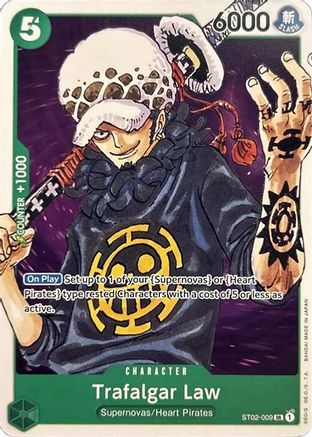 Trafalgar Law (ST02-009) - Revision Pack Cards