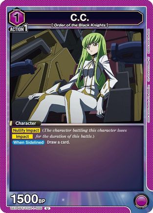 C.C. (006) (UE04BT/CGH-1-006) - UE04BT Code Geass Lelouch of the Rebellion