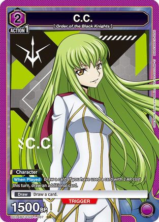 C.C. (007) (UE04BT/CGH-1-007) - UE04BT Code Geass Lelouch of the Rebellion Foil