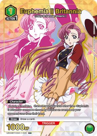 Euphemia li Britannia (046) (U*) (UE04BT/CGH-1-046) - UE04BT Code Geass Lelouch of the Rebellion Foil