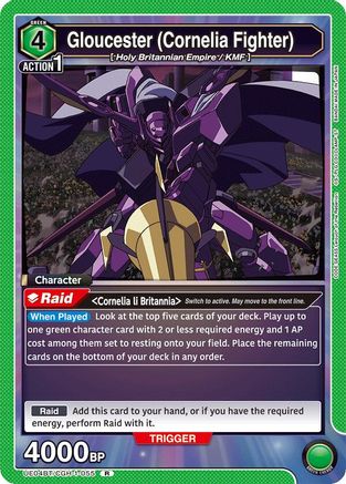 Gloucester (Cornelia Fighter) (UE04BT/CGH-1-055) - UE04BT Code Geass Lelouch of the Rebellion Foil