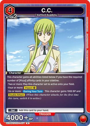 C.C. (077) (UE04BT/CGH-1-077) - UE04BT Code Geass Lelouch of the Rebellion Foil