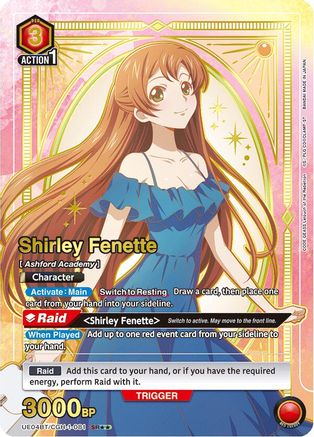 Shirley Fenette (081) (SR**) (UE04BT/CGH-1-081) - UE04BT Code Geass Lelouch of the Rebellion Foil