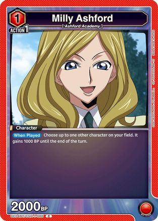 Milly Ashford (086) (UE04BT/CGH-1-086) - UE04BT Code Geass Lelouch of the Rebellion