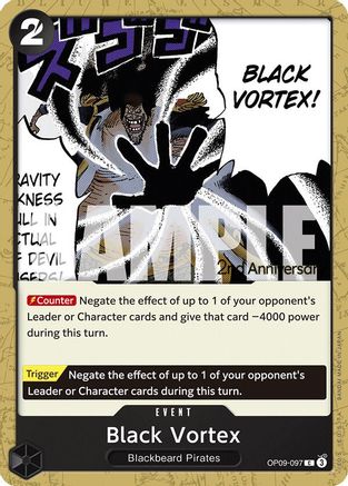 Black Vortex (OP09-097) - Emperors in the New World: 2nd Anniversary Tournament Cards