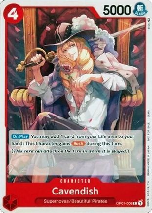 Cavendish (OP01-008) - One Piece Demo Deck Cards