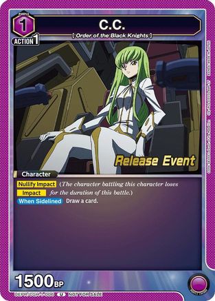 C.C. (006) (UEPR/CGH-1-006) - UE04BT Code Geass Lelouch of the Rebellion Release Event Cards