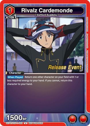 Rivalz Cardemonde (UEPR/CGH-1-089) - UE04BT Code Geass Lelouch of the Rebellion Release Event Cards