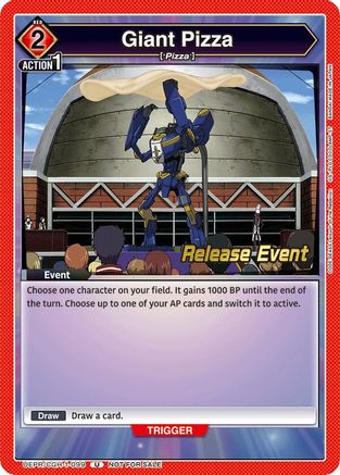Giant Pizza (UEPR/CGH-1-099) - UE04BT Code Geass Lelouch of the Rebellion Release Event Cards