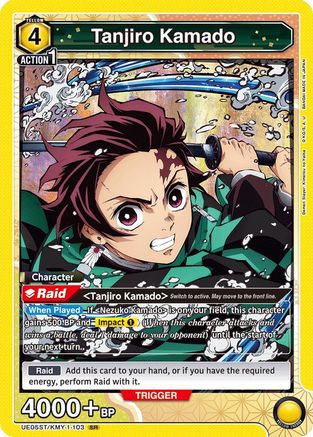 Tanjiro Kamado (103) (UE05ST/KMY-1-103) - UE05ST Demon Slayer Kimetsu no Yaiba Starter Deck