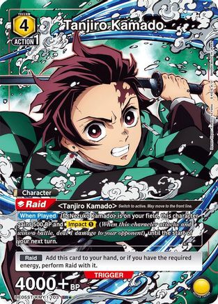 Tanjiro Kamado (103) (SR*) (UE05ST/KMY-1-103) - UE05ST Demon Slayer Kimetsu no Yaiba Starter Deck Foil