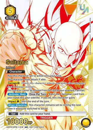 Saitama (018) (UEPR/OPM-1-018) - Union Arena Promotion Cards Foil