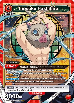 Inosuke Hashibira (079) (UE05BT/KMY-1-079) - UE05BT Demon Slayer Kimetsu no Yaiba Foil