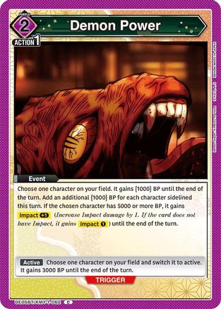 Demon Power (UE05BT/KMY-1-062) - UE05BT Demon Slayer Kimetsu no Yaiba