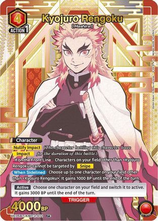 Kyojuro Rengoku (011) (R*) (UE05BT/KMY-2-011) - UE05BT Demon Slayer Kimetsu no Yaiba Foil