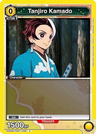 Tanjiro Kamado (005) (Box Topper Foil) (UE05BT/KMY-1-005) - UE05BT Demon Slayer Kimetsu no Yaiba Foil