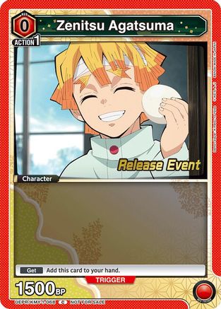 Zenitsu Agatsuma (068) (UEPR/KMY-1-068) - UE05BT Demon Slayer Kimetsu no Yaiba Release Event Cards