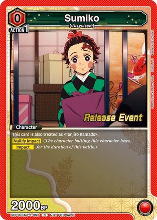Sumiko (UEPR/KMY-1-092) - UE05BT Demon Slayer Kimetsu no Yaiba Release Event Cards