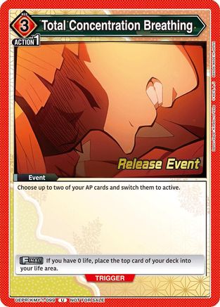 Total Concentration Breathing (099) (UEPR/KMY-1-099) - UE05BT Demon Slayer Kimetsu no Yaiba Release Event Cards