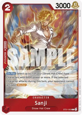 Sanji (ST21-003) - Starter Deck EX: Gear 5
