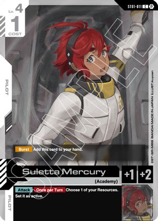 Suletta Mercury (ST01-011) - Edition Beta