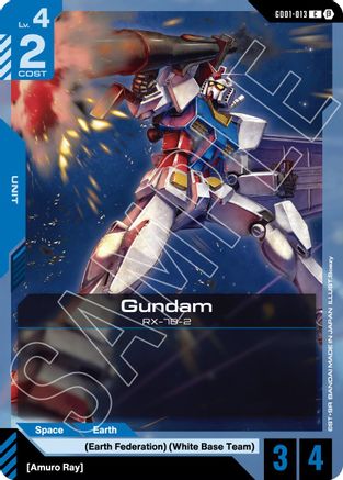 Gundam (GD01-013) (GD01-013) - Edition Beta