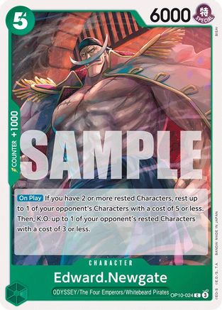 Edward.Newgate (OP10-024) - Royal Blood