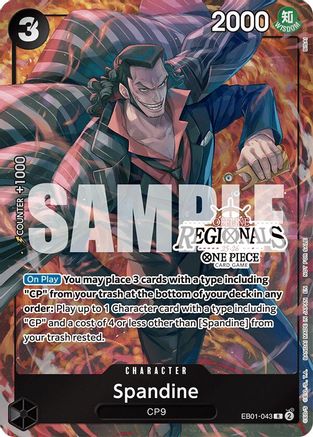 Spandine (Regional Participation Pack 2025 Vol.1) (EB01-043) - One Piece Promotion Cards