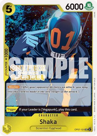 Shaka (Judge Pack Vol. 5) (OP07-101) - One Piece Promotion Cards Foil