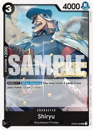 Shiryu (Judge Pack Vol. 5) (OP09-088) - One Piece Promotion Cards Foil