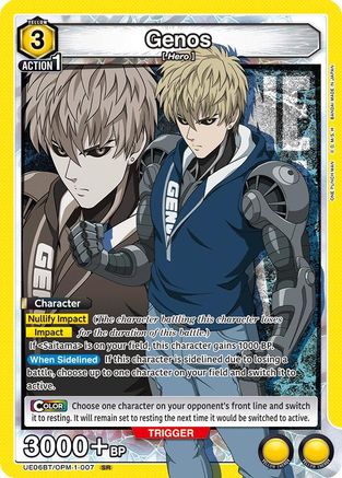 Genos (007) (UE06BT/OPM-1-007) - UE06BT One Punch Man Foil
