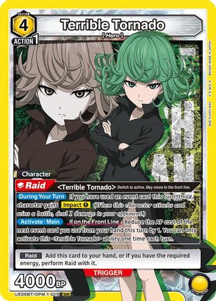 Terrible Tornado (015) (UE06BT/OPM-1-015) - UE06BT One Punch Man Foil